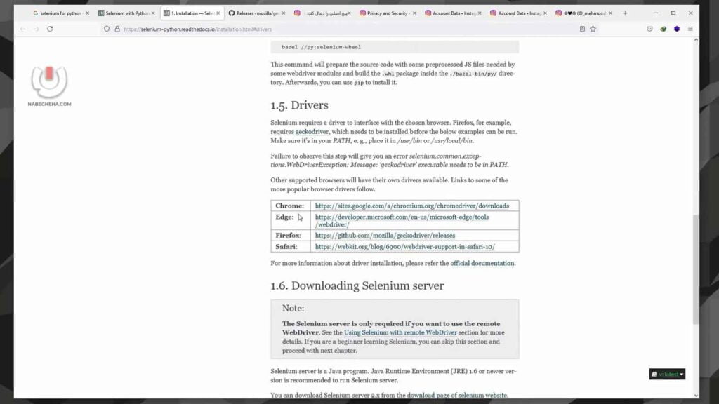 آموزش ساخت ربات اینستاگرام با پایتون-سلنیوم-Knowxis-Knowxis