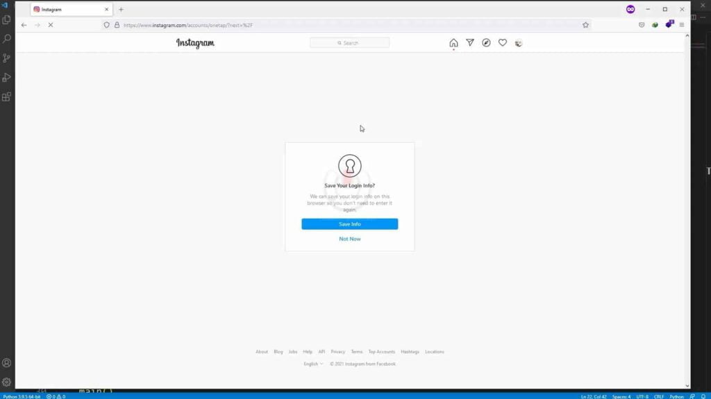 آموزش ساخت ربات اینستاگرام با پایتون-سلنیوم-Knowxis-Knowxis