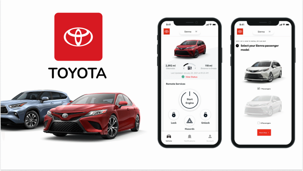 برنامه های ساخته شده با فلاتر BMW و Toyota